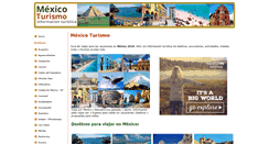 Desktop Screenshot of mexicoturismo.com.mx